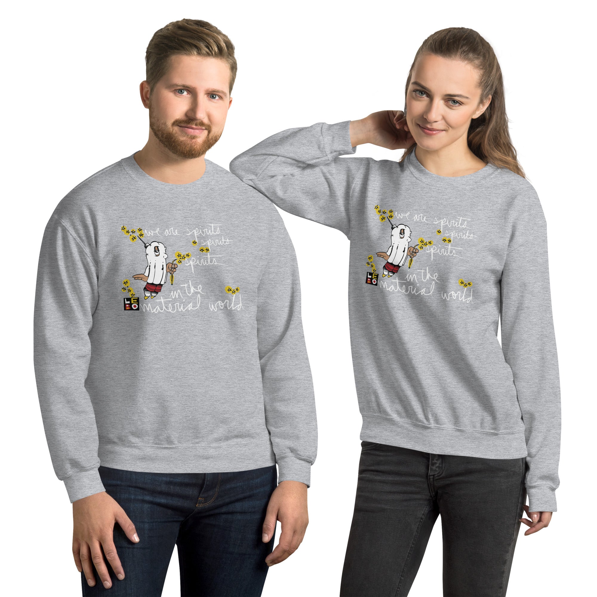 We Are Spirits in the Material World - Lebo Unisex Sweatshirt